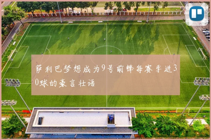 萨利巴梦想成为9号前锋每赛季进30球的豪言壮语